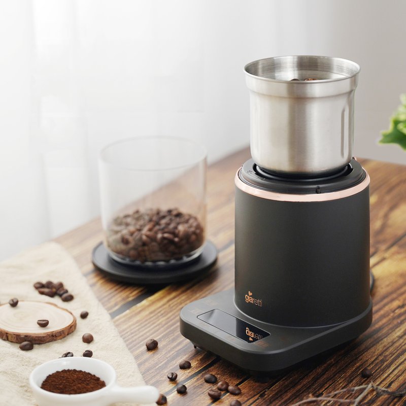 【イタリア ジャレッティ】多機能電子スケールコーヒーグラインダー (GT-GB06) - コーヒードリッパー - 金属 ブラック