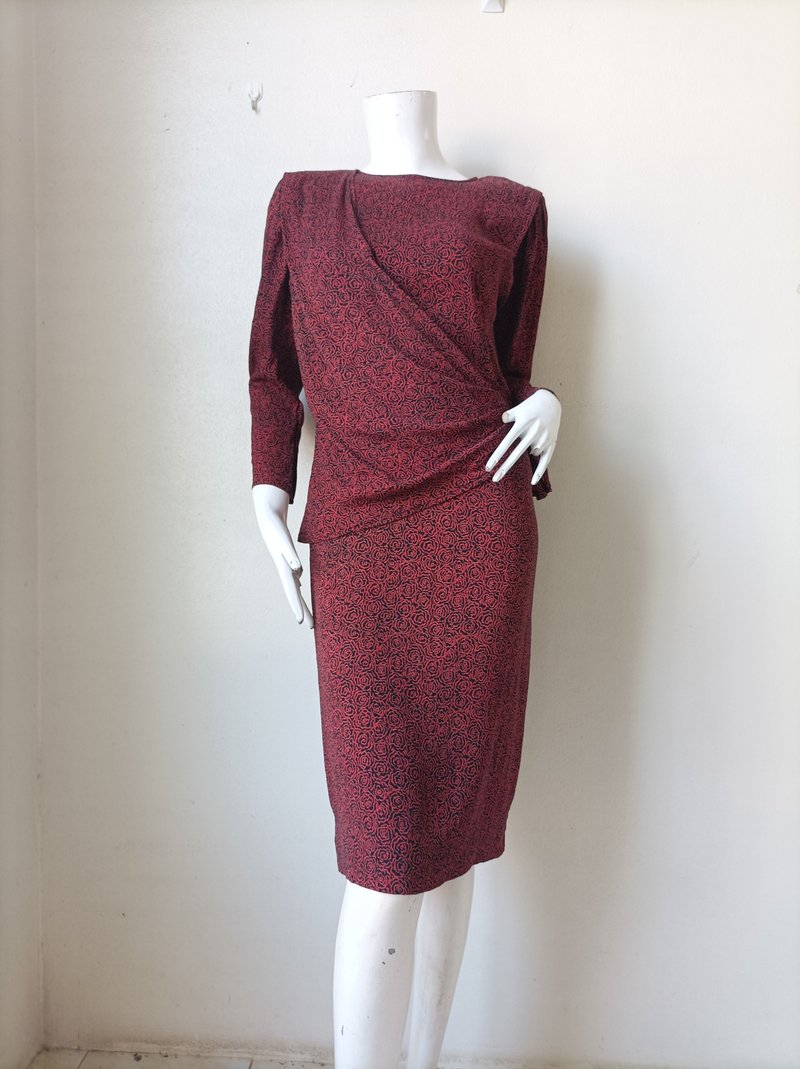 Ungaro parallele paris Floral Dress Vintage Designer dress Size 7 ( XS ) - 洋裝/連身裙 - 絲．絹 