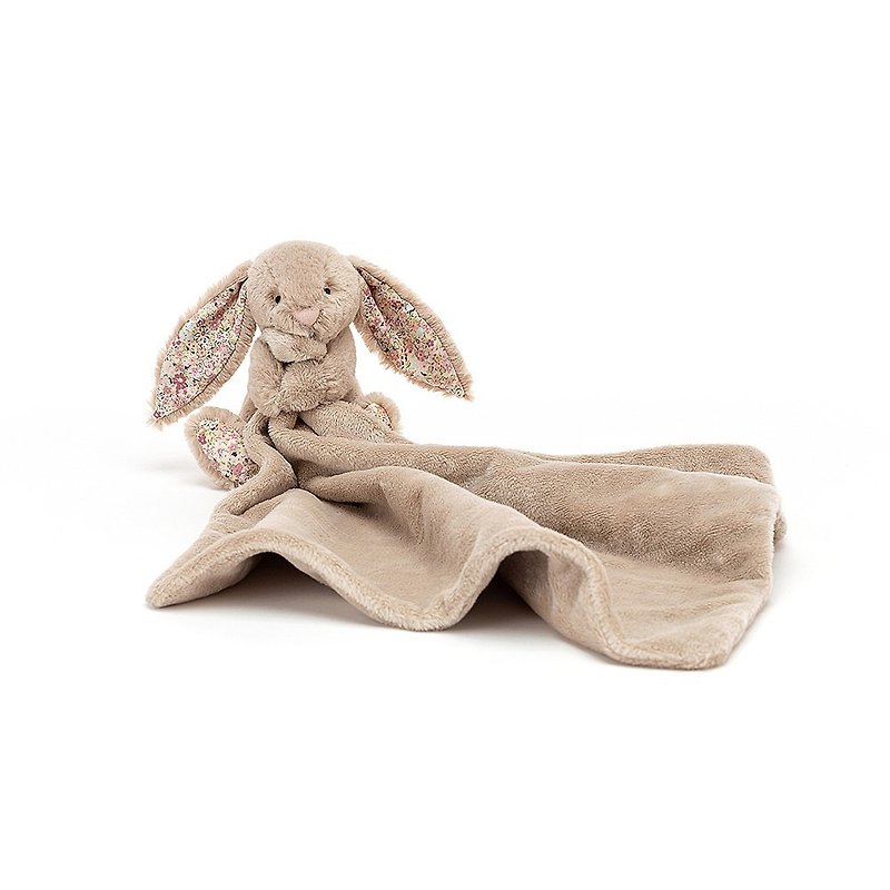 Jellycat Blossom Bea Beige Bunny Soother - ผ้ากันเปื้อน - เส้นใยสังเคราะห์ สีกากี