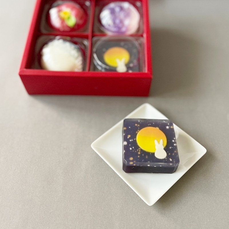 2024 Mid-Autumn Festival Gift Box─Moon High Hanging (single entry) - Soap - Plants & Flowers Purple