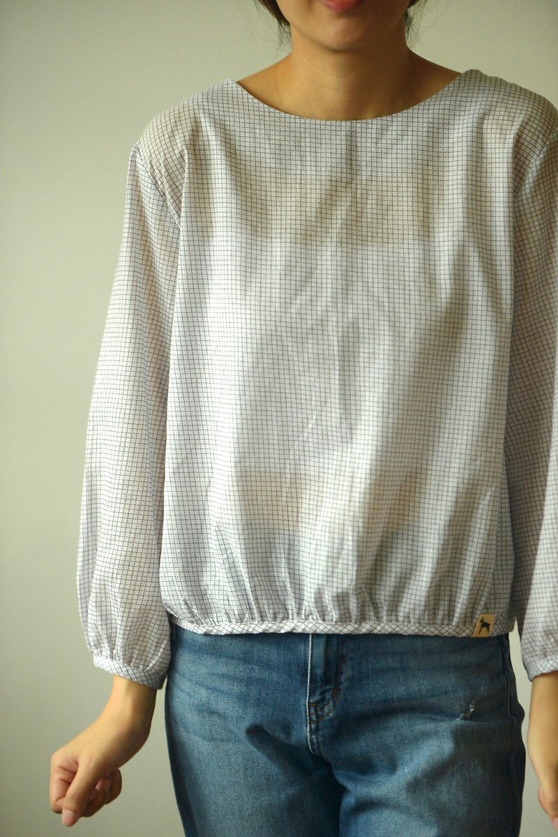 Long sleeves blouse - Women's Tops - Cotton & Hemp 