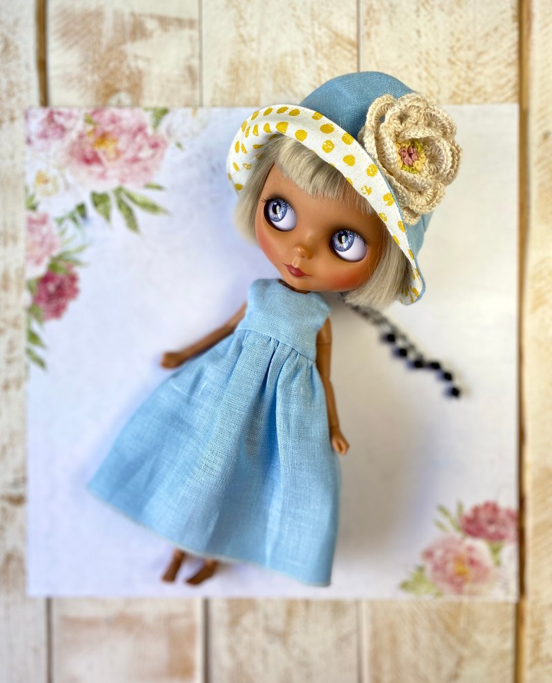 Blythe doll dress, Blythe clothes, Neo Blythe doll outfit - ของเล่นเด็ก - โลหะ สีน้ำเงิน