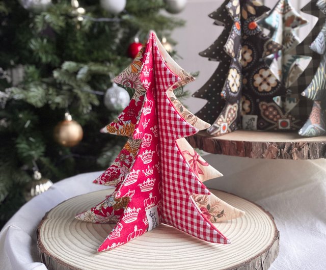 パッチワークのクリスマスツリーの座席配置 - ショップ