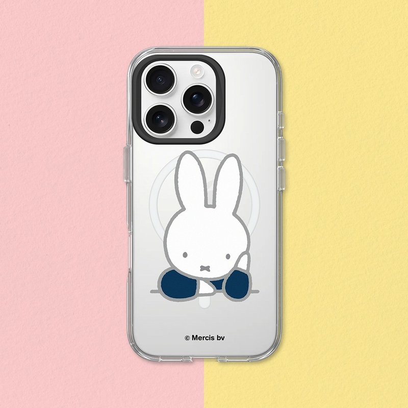 【Pinkoi x miffy】Clear(Magsafe兼容)透明防摔手機殼-想 - 手機殼/手機套 - 塑膠 透明