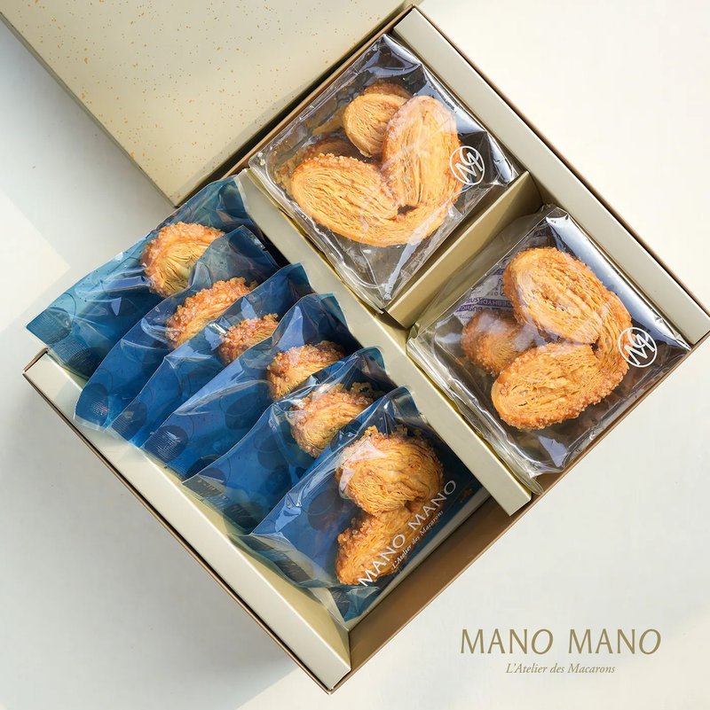中秋限定 16入千層蝴蝶酥禮盒 - 蛋糕/甜點 - 其他材質 