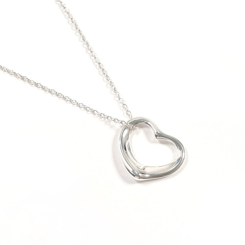 【日本直送 中古美品】ティファニー TIFFANY&Co. ネックレス オープンハート エルサペレッティ シルバー925 アクセサリー - 項鍊 - 純銀 銀色