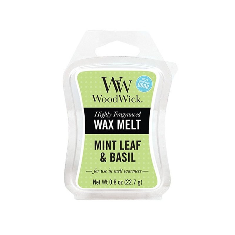 【VIVAWANG】 1oz Deodorant Scented Wax (Cool Basil) - เทียน/เชิงเทียน - ขี้ผึ้ง สีเขียว