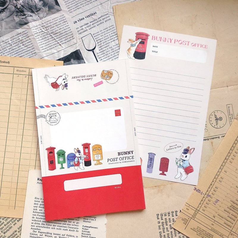 Post Office Bunny Letter Paper - สมุดบันทึก/สมุดปฏิทิน - กระดาษ 