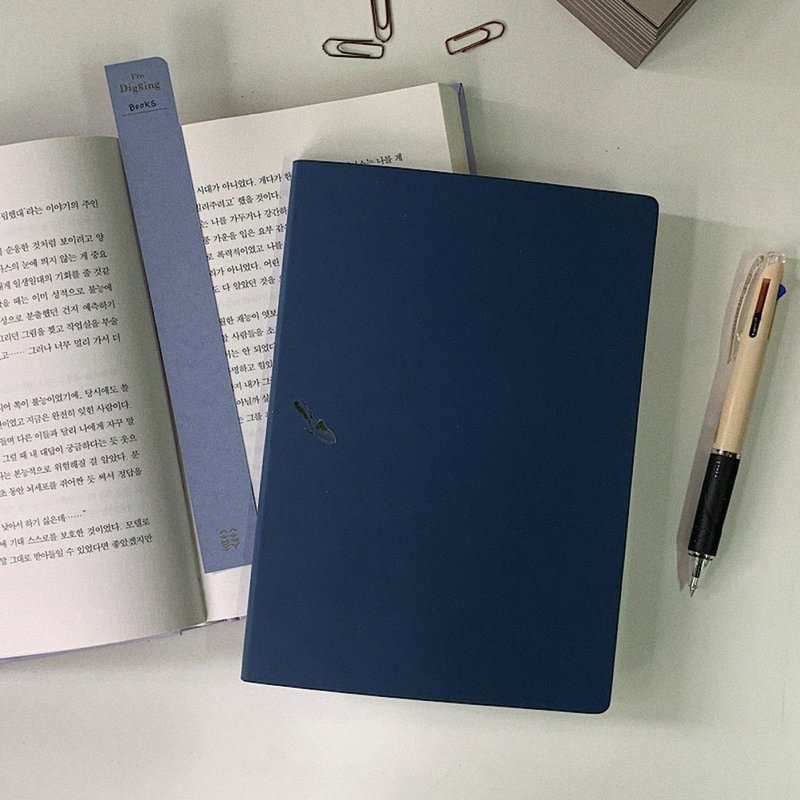 Digging | Notebook (1 Ground) - 筆記本/手帳 - 紙 藍色