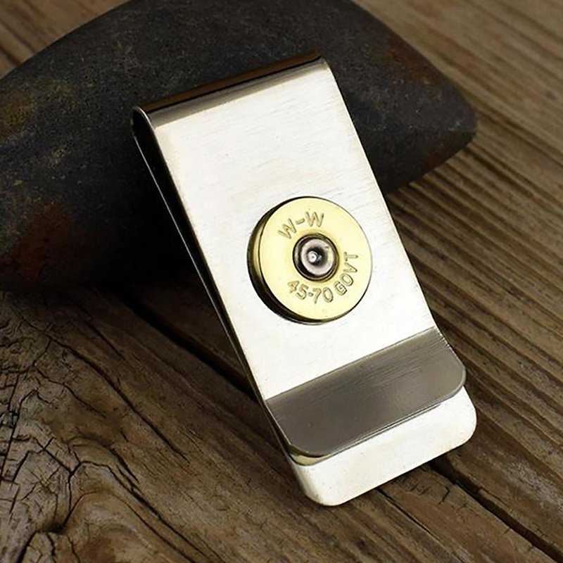 Bullet Designs 45 caliber bullet metal money clip / creative paper money clip wallet card holder - Wallets - Other Metals 