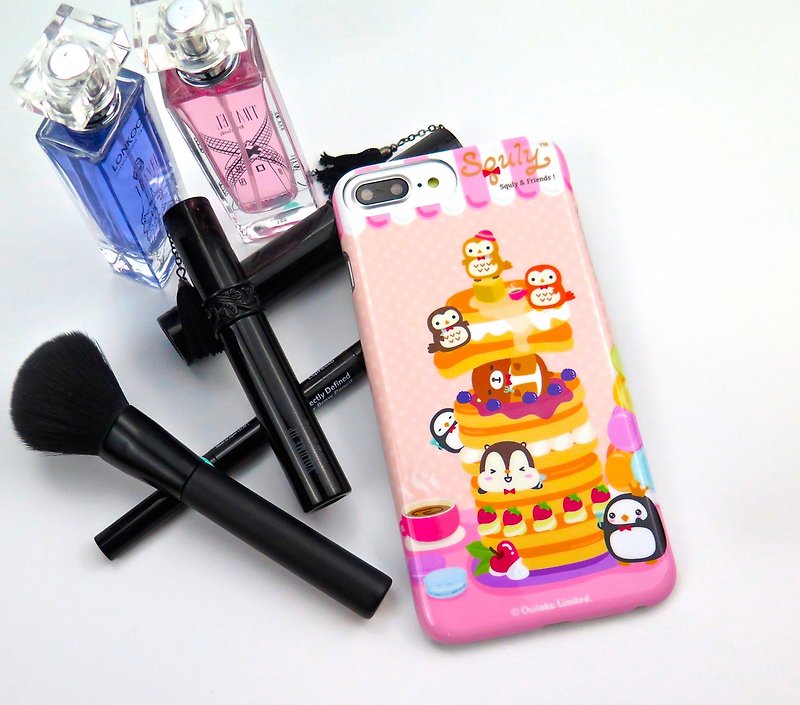 iPhone 7/8 Plus Squly & Friends Squirrel Phone Case Phone Case Sweets - เคส/ซองมือถือ - พลาสติก สึชมพู