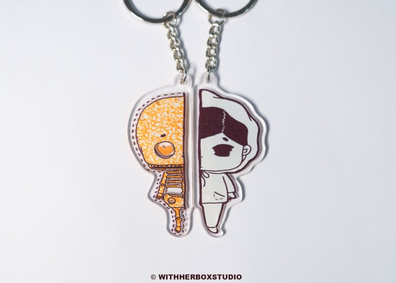 Murmurboo - Keychain | keychain - Other - Plastic Orange