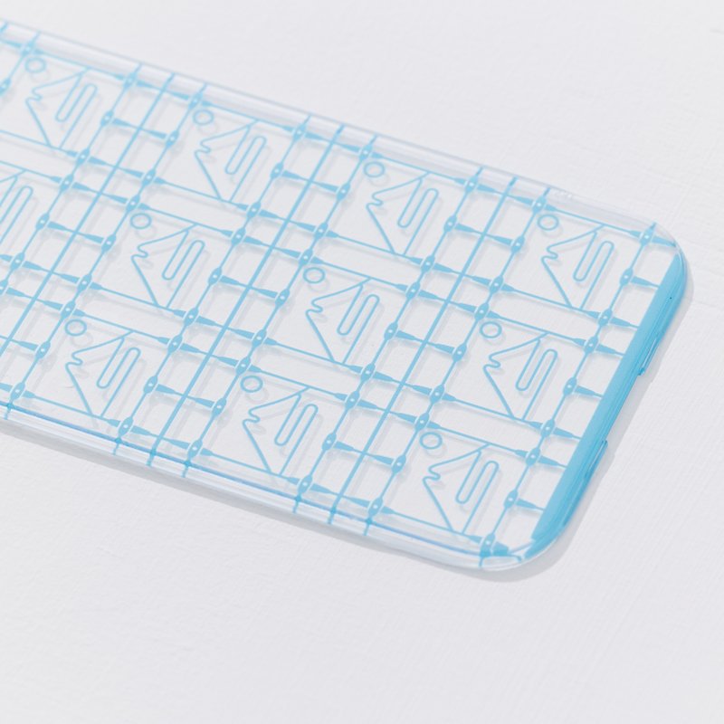 [Pre-Order-NX Backplane] Printed Le X Rhino Shield-iPhone/Iron Flower Window/Fuji Blue - Phone Cases - Plastic Multicolor