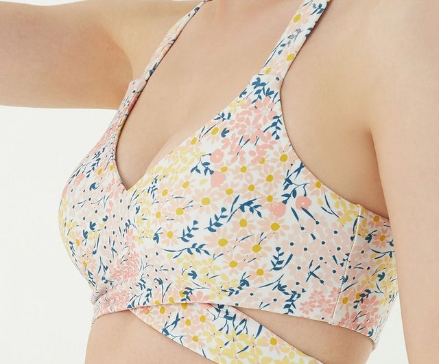 WB Bra Prints - Freesia - Shop Wakingbee Women's Sportswear Tops - Pinkoi