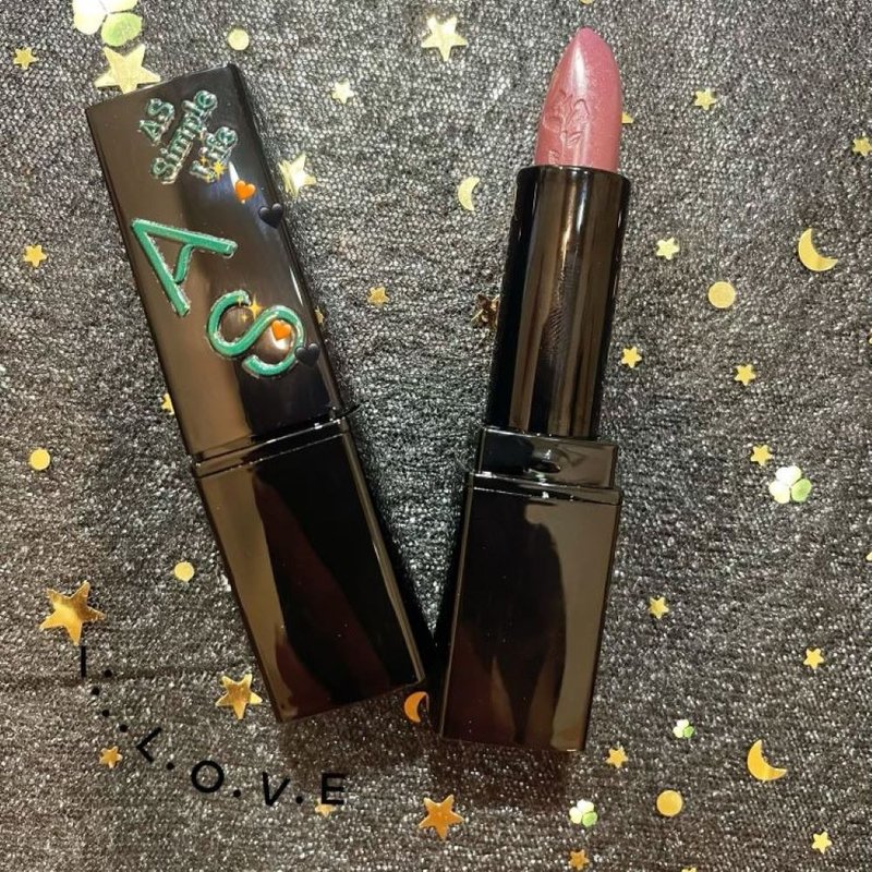 [Matte Lipstick-Charming Purple] Moisturizes lips, smoothes lip lines, refreshes color, Made in Macau, Leersheng - Lip & Cheek Makeup - Other Materials 