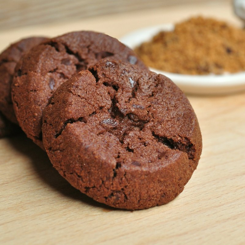【Chamberly】Brown sugar chocolate round cake/handmade biscuits/souvenirs - Handmade Cookies - Fresh Ingredients 