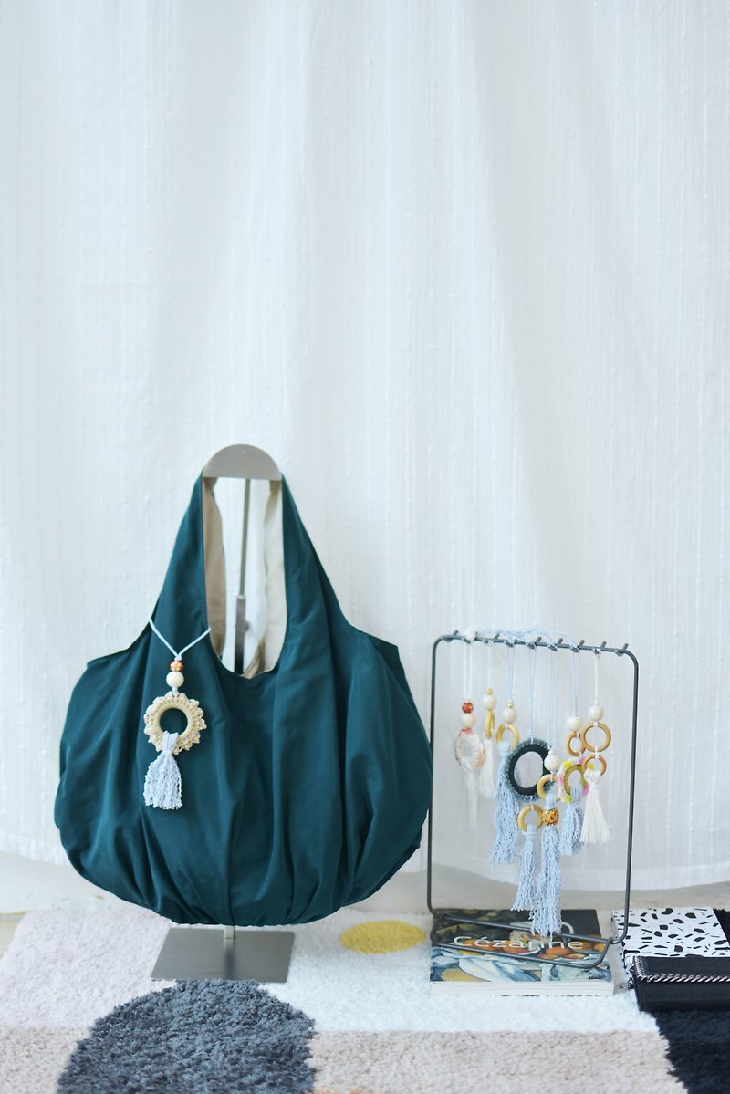 Sea Green Nylon Cosia Bag - Handbags & Totes - Nylon Green