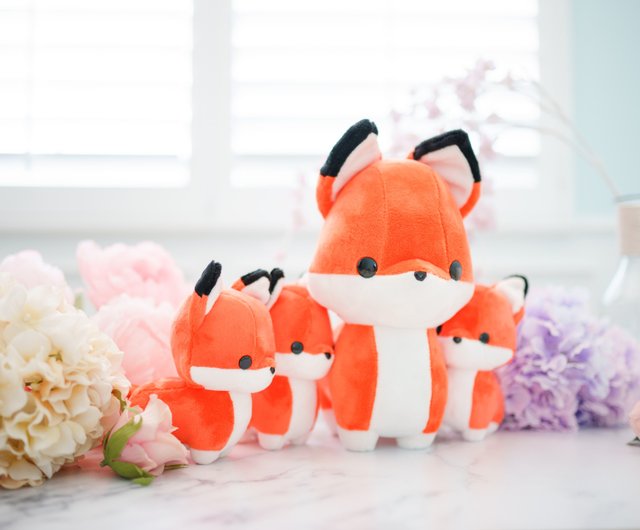 Bellzi Foxxi Orange Fox Plush 12 Stuffed Plush Animal