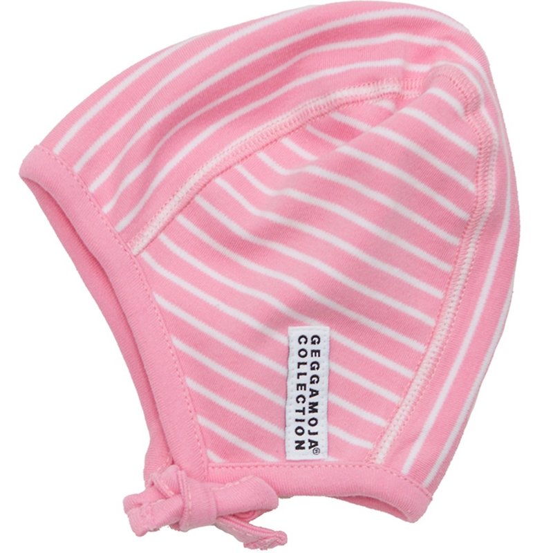 【北歐童裝】瑞典有機棉新生兒帽子 - 嬰兒帽/髮帶 - 棉．麻 粉紅色