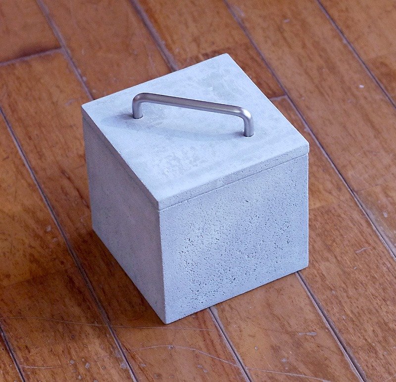 14cm Cement Set Box FOR Bella Tsai Exclusive Order - Storage - Cement 