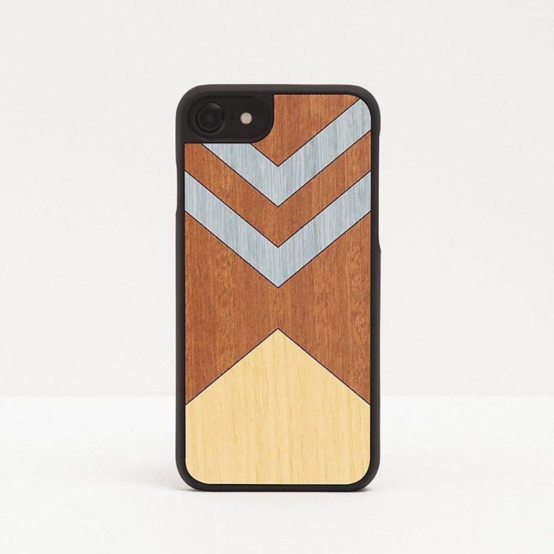 [Pre-order] Log Phone Case / Totem Blue-iPhone - Phone Cases - Wood Brown