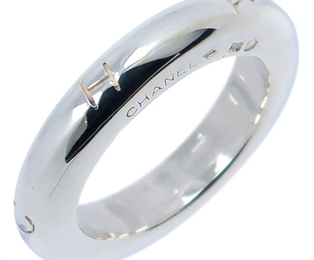日本直送】シャネルCHANEL ロゴ12号リング・指輪シルバー925 約