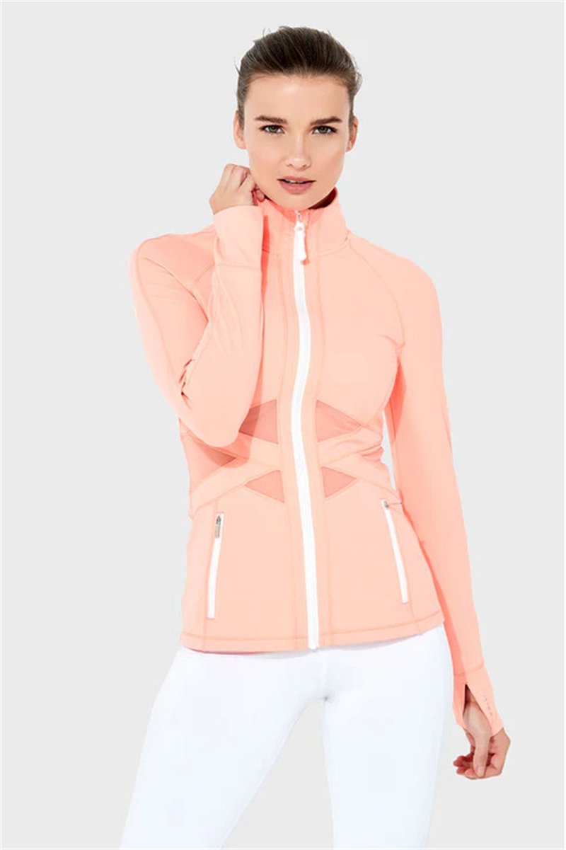 Zafire Performance Jacket - 瑜珈服/瑜珈褲 - 其他材質 粉紅色