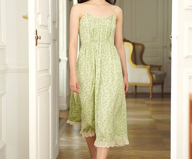 Light green one piece dress Clearance