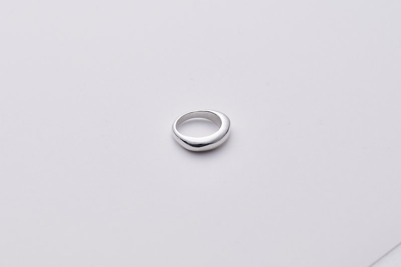 迷你厚戒 Mini Thick Ring - 戒指 - 純銀 