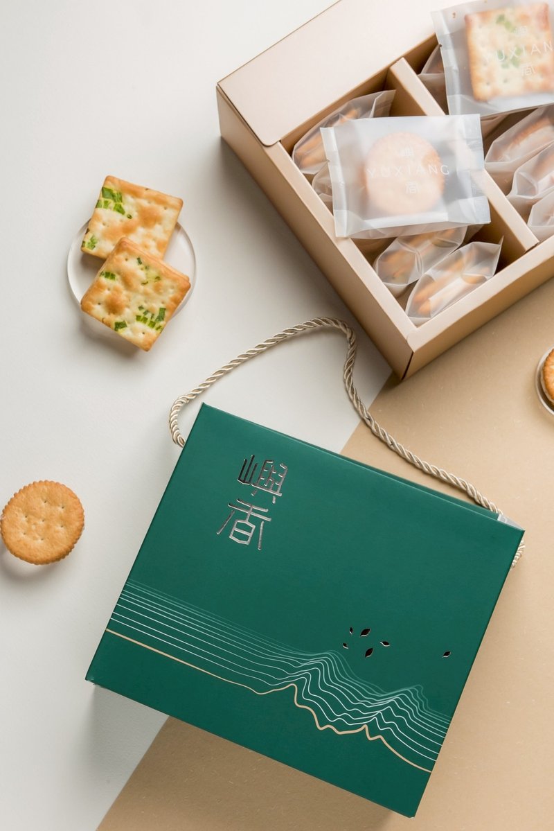 嶼香クラシックヌガービスケットギフトボックス【贈り物に最適】 - クッキー・焼き菓子 - 食材 グリーン