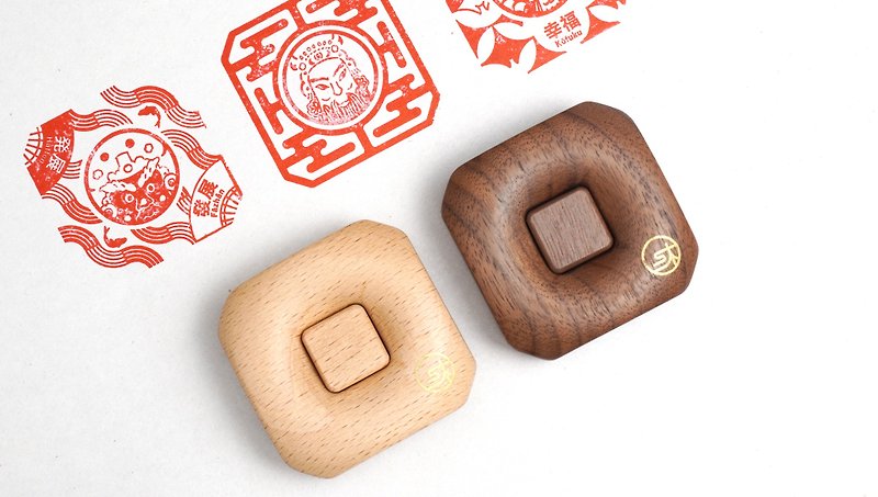 Dried tofu stamp - ตราปั๊ม/สแตมป์/หมึก - ไม้ 