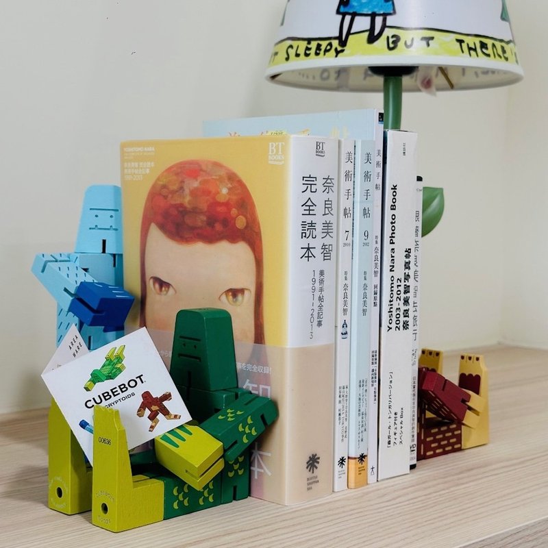 Cubebot Cryptoids 酷比獸【小型】木製變形積木機器公仔益智玩具 - 公仔/玩偶 - 木頭 