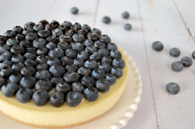 Blueberry Kangaroo Cheesecake 5吋 - เค้กและของหวาน - อาหารสด สีน้ำเงิน