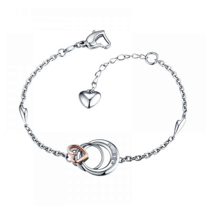 Diamond Bracelets for Female - สร้อยข้อมือ - เพชร สีเงิน