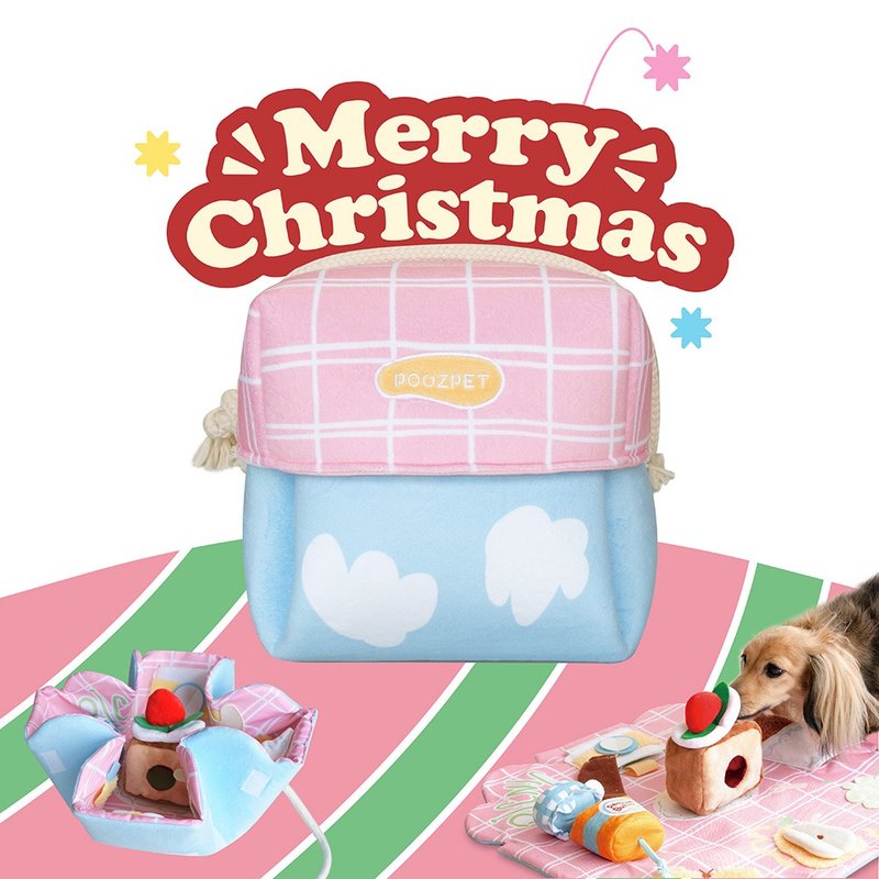 Picnic box POOZPET pet educational toy food storage sniffing enrichment to relieve boredom and consume energy gift - Pet Toys - Polyester 