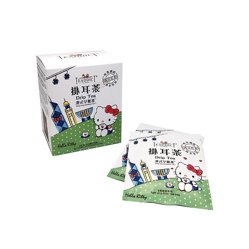 teaddict-hk Hello Kitty茶遊香港-掛耳茶 TEADDICT 港式早餐茶 (奶茶茶膽)