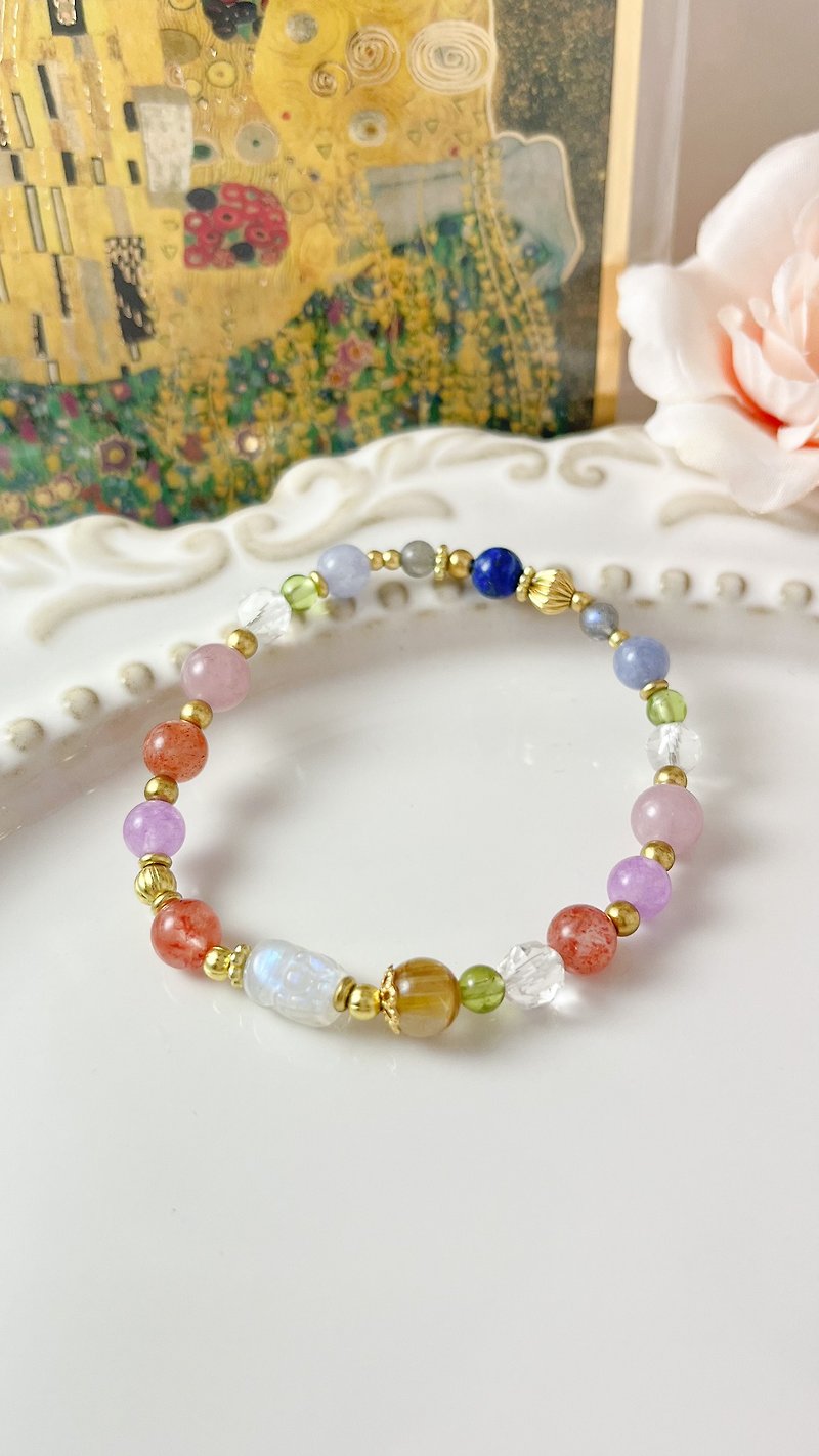 Crystal Bracelets Multicolor - / Customized exclusive crystal Gemstone bracelet/