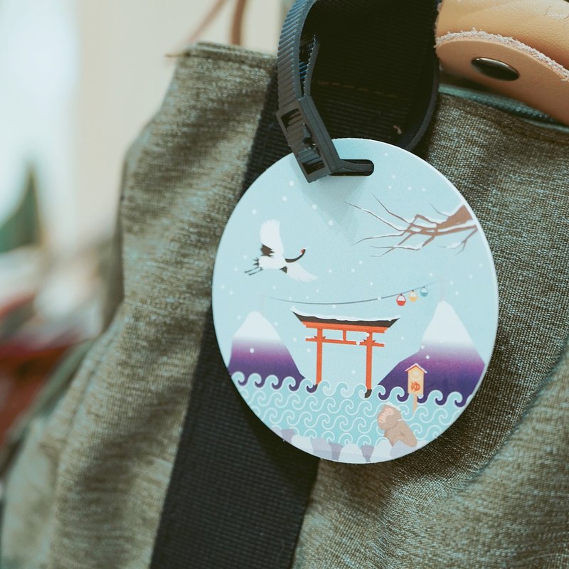 【名勝系列】_鳥居_行李吊牌 / 生日禮物 / 客製化 / 旅行 / 背包 - 行李吊牌 - 塑膠 多色
