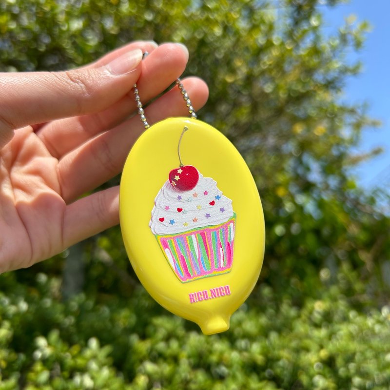 ラバーコインケース カップケーキ - コインケース・小銭入れ - その他の素材 