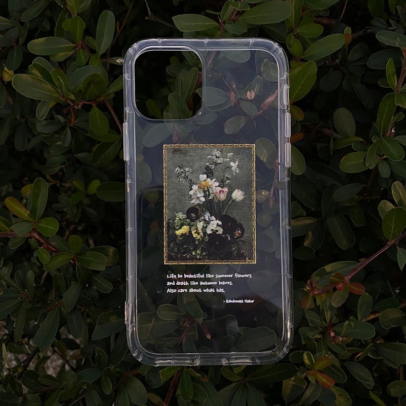 客製化 生如夏花 透明軟殼手機殼 - 手機殼/手機套 - 塑膠 透明