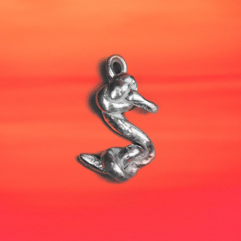 Knot Alphabet Pendant Silver 99.99 / S / - 其他 - 純銀 銀色