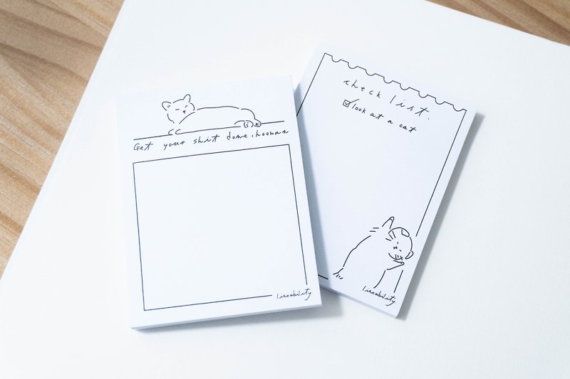 Paw Paw MEMO PAD SET - Sticky Notes & Notepads - Plastic 