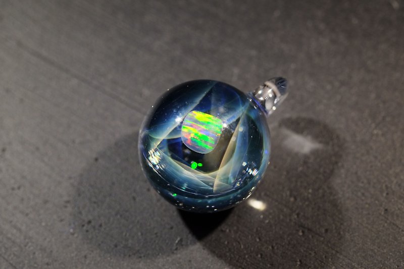 Magical Galaxy Magical Globe - Glass Pendant 3 - Chokers - Glass Black