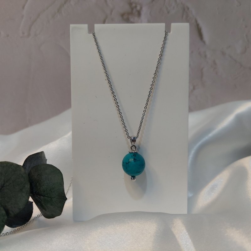 natural Stone necklace - Necklaces - Gemstone Green