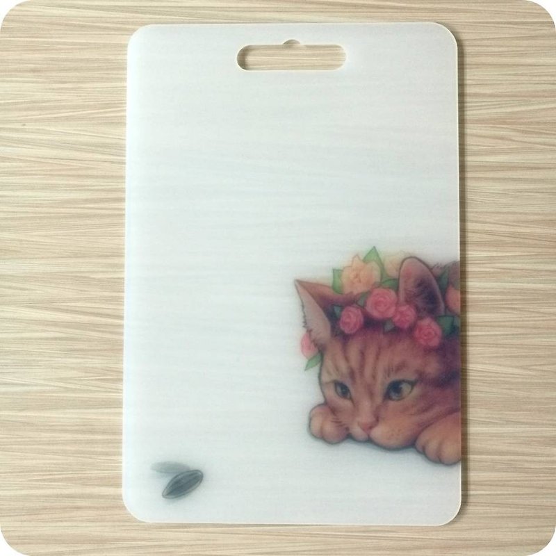 Taiwan home boutique meal kitchen chopping board dishes  cat design environment - Cookware - Plastic Multicolor