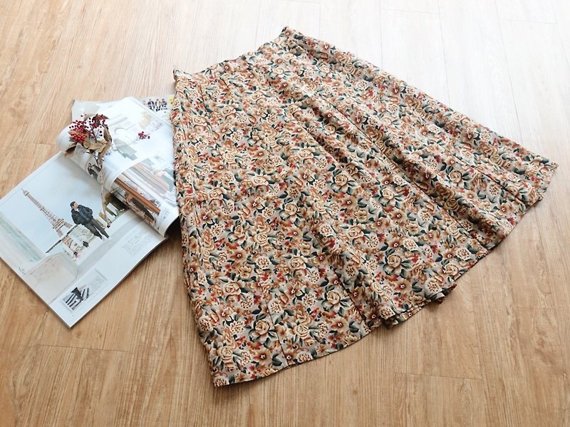 Vintage under / wide pants no.118 tk - Women's Pants - Polyester Multicolor