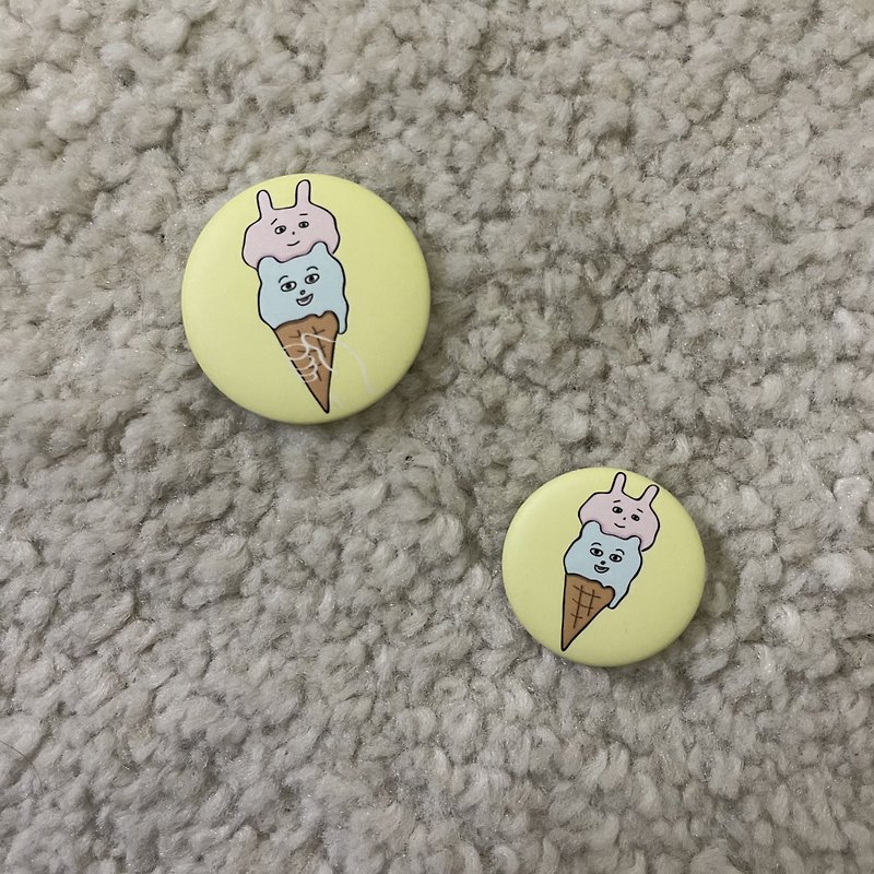 Become ice cream! Badges/pins - Badges & Pins - Other Metals 