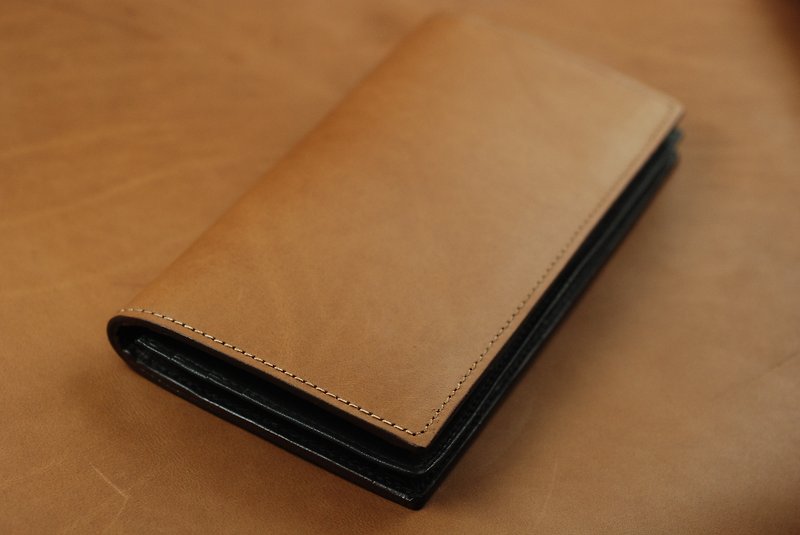 Sold out [limited] classic camel leather long clip - Wallets - Genuine Leather Brown