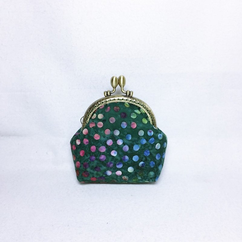 Change mouth gold package dyeing Shuiyu + + - Coin Purses - Paper Green