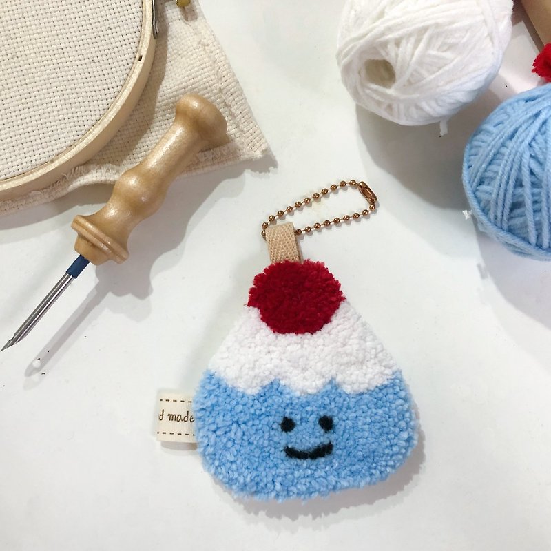【DIY Material Pack】Russian Embroidery I Mt. Fuji Charm (Including Complete Tools and Teaching Video) - Knitting, Embroidery, Felted Wool & Sewing - Other Man-Made Fibers Blue